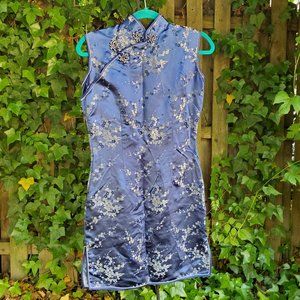 Vintage Qipao Floral Dress